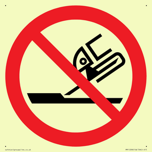 Prohibition: Do not use for face grinding